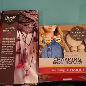Craft crush tassel & emoji necklace kits